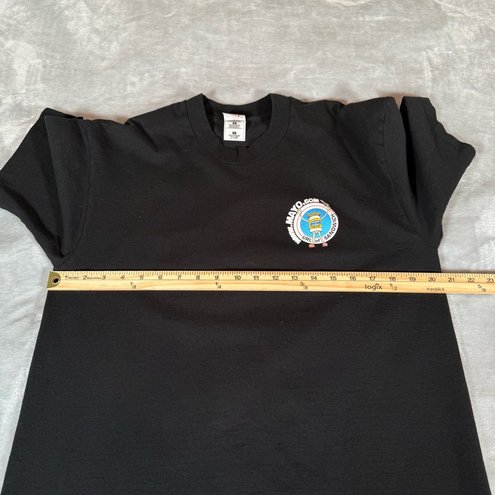 Vintage Planet Sandwich Mayonnaise Promo T Shirt Mens L Slim Fit Single Stitch - Picture 6 of 8